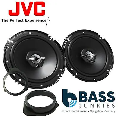 £36.95 • Buy JVC 16cm 6.5 Inch 600 Watts 2 Way Front Door Car Speakers For Audi A3 8P 2003-12