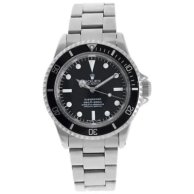 Rolex Submariner 5512 Stainless Steel Black Dial 40mm Automatic Watch • $15370