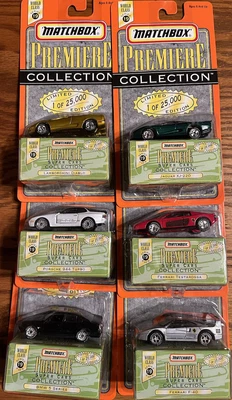 $74 • Buy Matchbox Premiere Series 19 Super Cars Ferrari F40 Porsche BMW XJ220 Lamborghini
