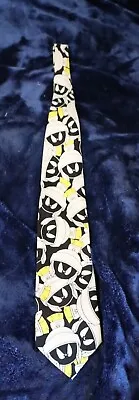 1992 Looney Tunes Marvin The Martian Tie 100% Silk Handmade Necktie Balancine • $7.99