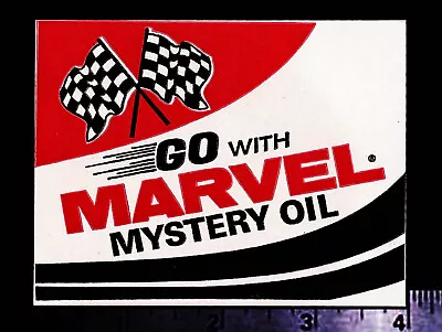 MARVEL Mystery Oil - Original Vintage 1960's 70's Racing Decal/Sticker • $5.50