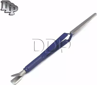 Acrylic Nail Pincher Tool Multi Function Cuticle Pusher TWEEZER Magic Wand Blue • $7.10