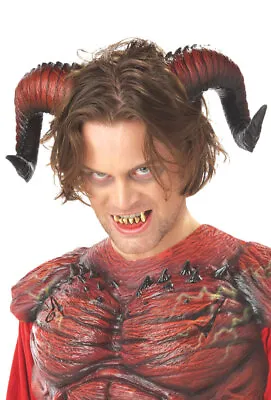 $10.07 • Buy Devil Demon Horns With Teeth Halloween Costume Accessory