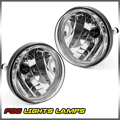 Fit For GMC Sierra 1500 2500 HD Lens Front Bumper Fog Lights Lamps 2007-2013 • $20.81