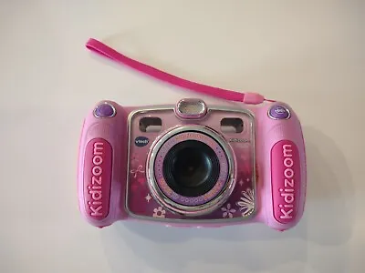 Vtech Kidizoom Duo Digital Camera 4x Zoom Pink Tested Works New Batteries Inc. • $9.50