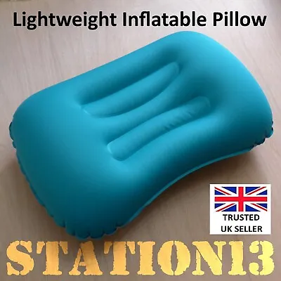 Lightweight Inflatable Pillow - Camping Backpacking Travel - Just 86 Grams • £9.99