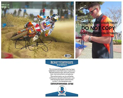 Ryan Dungey Supercross Motocross Signed 8x10 Photo Proof Beckett COA Autograph. • $109.99
