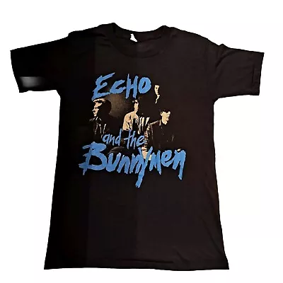 TRUE VINTAGE ECHO & THE BUNNYMEN 70s T-SHIRT SIZE L MADE IN USA SINGLE STITCH  • $175