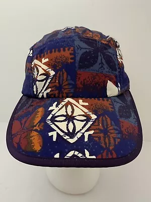 Vintage ‘90s Patagonia 5 Panel Hat Mens Small Hawaiian Pattern Cap Made In USA • $89.10