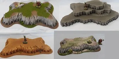 Wargaming Hills Scenery Terrain Suitable For Warhammer Warmachine Malifaux • £19