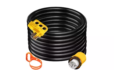 Vevor Generator Power Cord 15 Ft. 50 Amp RV Extension Cord STW 12000-Watt 250-V • $63