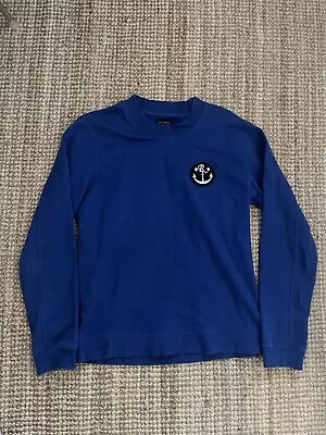 Raf Simons 1995 Sweatshirt Blue Anchor Small VGC • £30