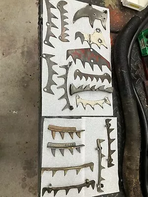 Vintage Chainsaw Bucking Spikes Collection Strunk Disston Homelite Etc Antique • $50