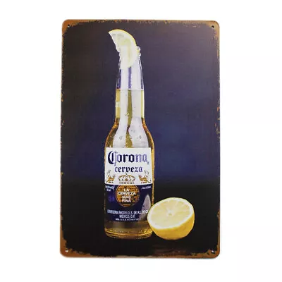 3XTin Sign BEER CORONA CERVEZA Sprint Drink Bar Whisky Rustic Look • $33.35