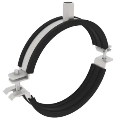 100mm Rubber Lined Mild Steel Soil Pipe Bracket / Clip - EF048MSL • £9.95