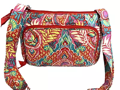 Vera Bradley Little Hipster  Paisley In Paradise Retired (2016) 10x7 EUC! • $19.99