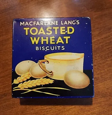 Macfarlane Lang's Toasted Wheat Biscuits Small Sample Tin • $28