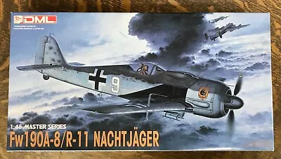  DML 1/48 Master Series Fw190A-8/R-11 NACHTJAGER Model Kit #5514  • $21.50