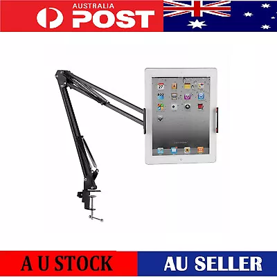 Aluminum 360° Adjustable Bed Flexible Long Arm Tablet Stand Phone Holder 12-18cm • $23.49