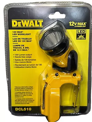 DEWALT DCL510 12V MAX Magnetic Work Light LED  Clip And Pivoting Head 130 Lum • $46.99