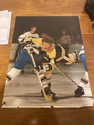 Vintage Original 1975 BOBBY ORR Boston Bruins NHL  18x24 POSTER Rare Hockey • $25