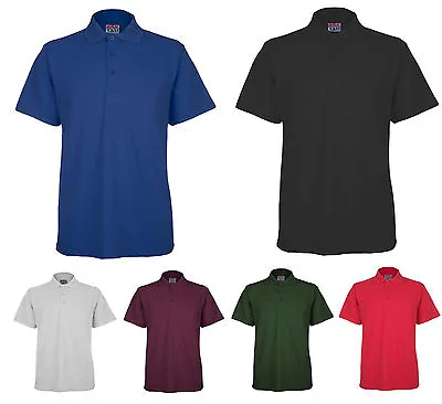 £5.99 • Buy Mens BKS Polo Pique Classic T Shirt Size S To 5XL - SPORTS WORK LEISURE CASUAL