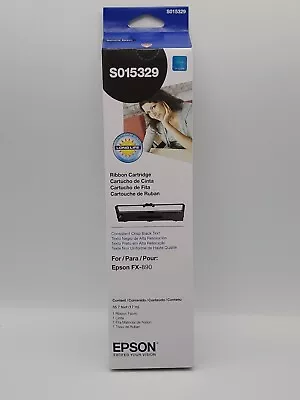 Genuine EPSON S015329 Black Printer Ribbon For LQ590 FX890 • $2.99