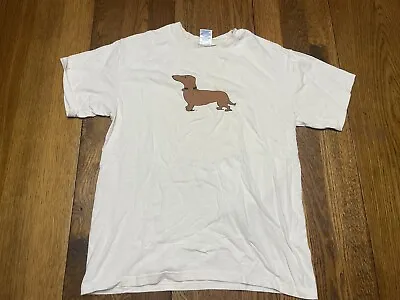 Vintage Dachshund Weiner Dog T-Shirt Medium Cute D3 • $18.99