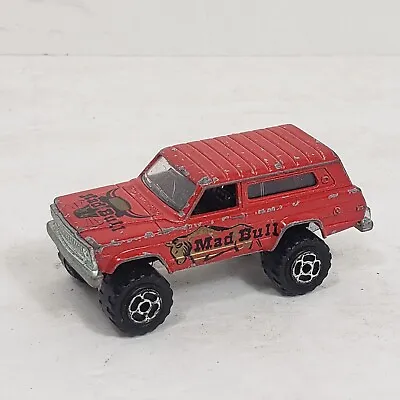 Majorette 4 X 4 Cherokee Truck No 236 Mad Bull Made In France 1/64 • $12.99