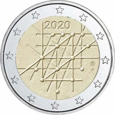 2020 Finland € 2 Euro UNC Uncirculated Coin University Of Turku 100 Years Åbo • $9.75