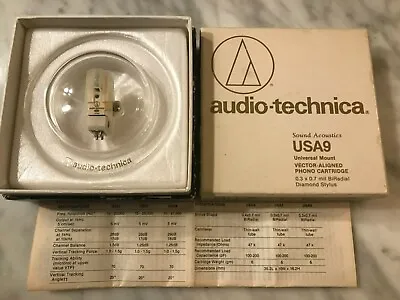 Audio Technica Usa9 P-mount Cartridge & Audio Technica Atn-3472s Stylus In Case • $93.74