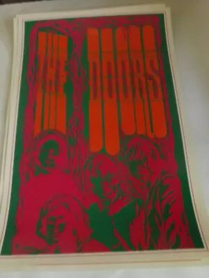 $499 • Buy The Doors 1967 Original Concert Poster At Saladin Head Shop, Offset Lithograph