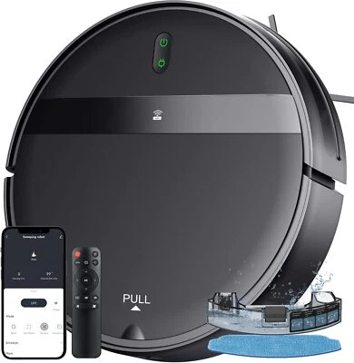 $179.95 • Buy GTTVO Robotic Vacuum Cleaner Carpet Floors Dry Wet Mopping Auto APP WIFI Robot