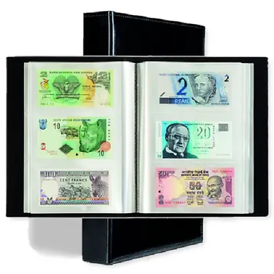 300 Banknotes Album US Currency Collection World Paper Money Leatherette Binder  • $49.90