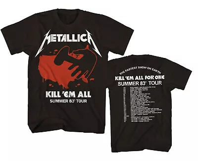 METALLICA Cd Lgo KILL EM ALL SUMMER TOUR 1983 Official SHIRT XXL New Lightning • $30.99