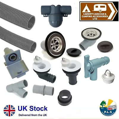 Water Sink Waste Drainage & Plumbing For  Caravans Campervans And Boats • £5.95