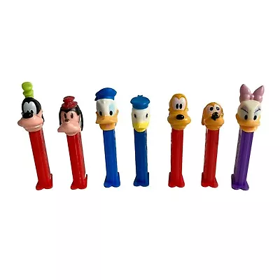 Lot 7 Disney Pez Dispensers Mickey Mouse & Friends Donald Duck Minnie Goofy • $15