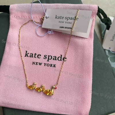NWT Kate Ks Spade Love YouMom Ducks In A Row Pendant Necklace • $24.99