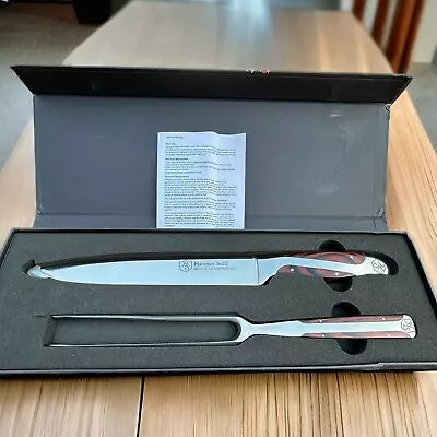 Hammer Stahl Carving Knife & Fork Gift Set German High Carbon Stainless Steel • $44.95