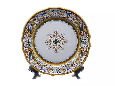 Antique Deruta Raffaellesco Scalloped Plate • $15