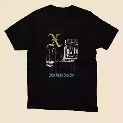 X - Under The Big Black Sun Logo Black T Shirt Size S To 5Xl • $19.99
