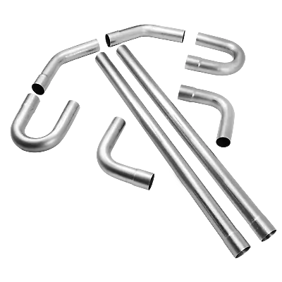 8 PCS 2.25” Custom Exhaust Tubing Mandrel Bend Pipe Straight U Bend 90° Kit • $89.99