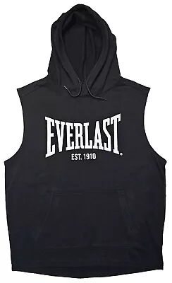 Everlast Sleeveless Hoodie Men's Black Boxing Hoodie Size L Round Neck Polyester • $31.98