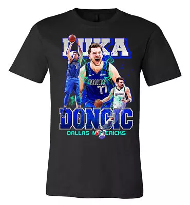Luka Doncic #77 BP Dallas MAvericks Shirt Sizes Youth-6XL! Fast Ship!! • $15.99