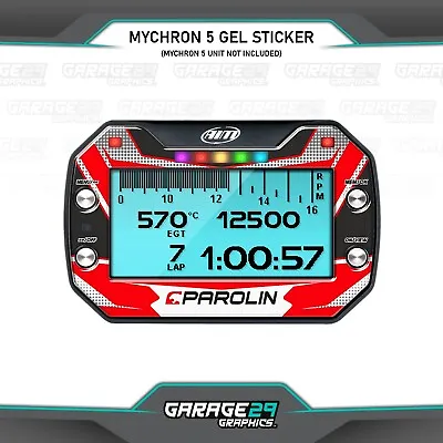 Parolin Style Mychron 5 Gel Lap Timer Sticker • $19.88