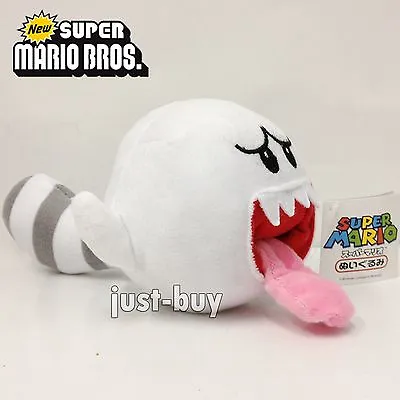 Super Mario 3D Land Tail Boo Plush Ghost Soft Toy Doll Stuffed Animal 7  • $10.99