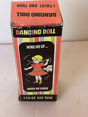 Dancing 6” Doll 1967 Vintage WORKS! WindupTwist & Turn New In Box! Hong Kong! • $9.90