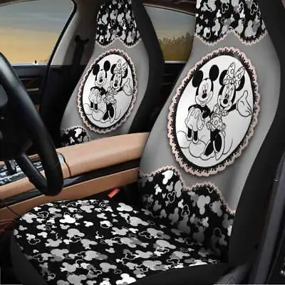 Couple Mickey And Minnie Mouse Couple Car Seat Covers • $49.45