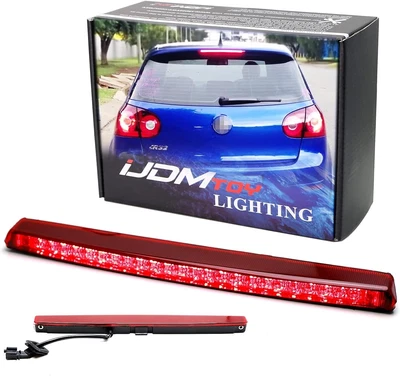 $36.39 • Buy Dark Red Lens LED Spoiler Lid 3rd Brake Lamp For VW 2005-2009 MK5 Golf GTI R32