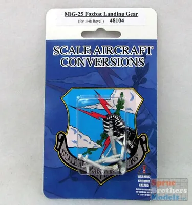 SAC48104 1:48 Scale Aircraft Conversions - MiG-25 Foxbat Landing Gear (REV Kit) • $19.84